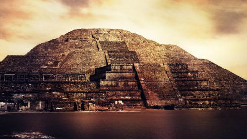 Slavná Pyramida Slunce se může kdykoliv zhroutit 