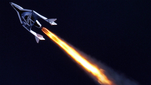 Video: Raketoplán od Virgin Galactic opět svištěl vzduchem