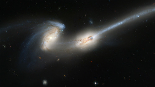 Srážka dvou galaxií NGC 4676