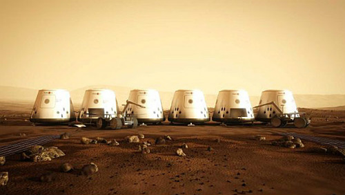 Moduly společnosti Mars One zatím jen na kresbě.