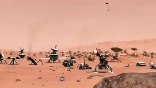 Video: skládka na Marsu 