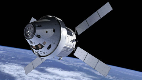 Kosmická loď Orion a servisní sekce, kterou vyrobí Evropská kosmická agentura