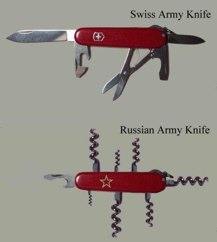 Ruský alkoholický nůž