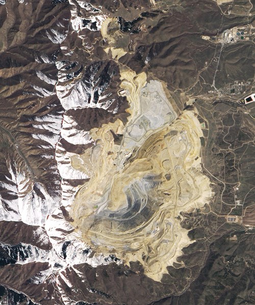 Bingham Canyon Mine poblíž Salt Lake City